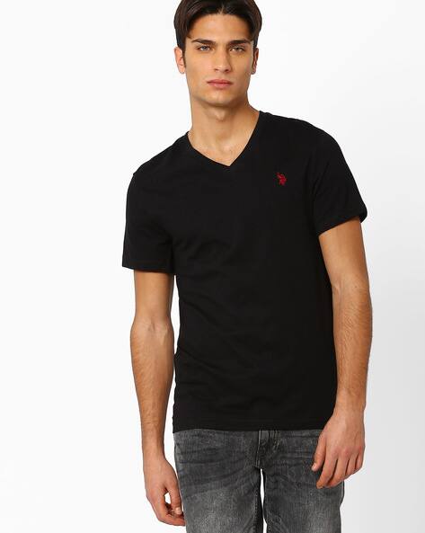 Buy Black Tshirts for Men by U.S. Polo 