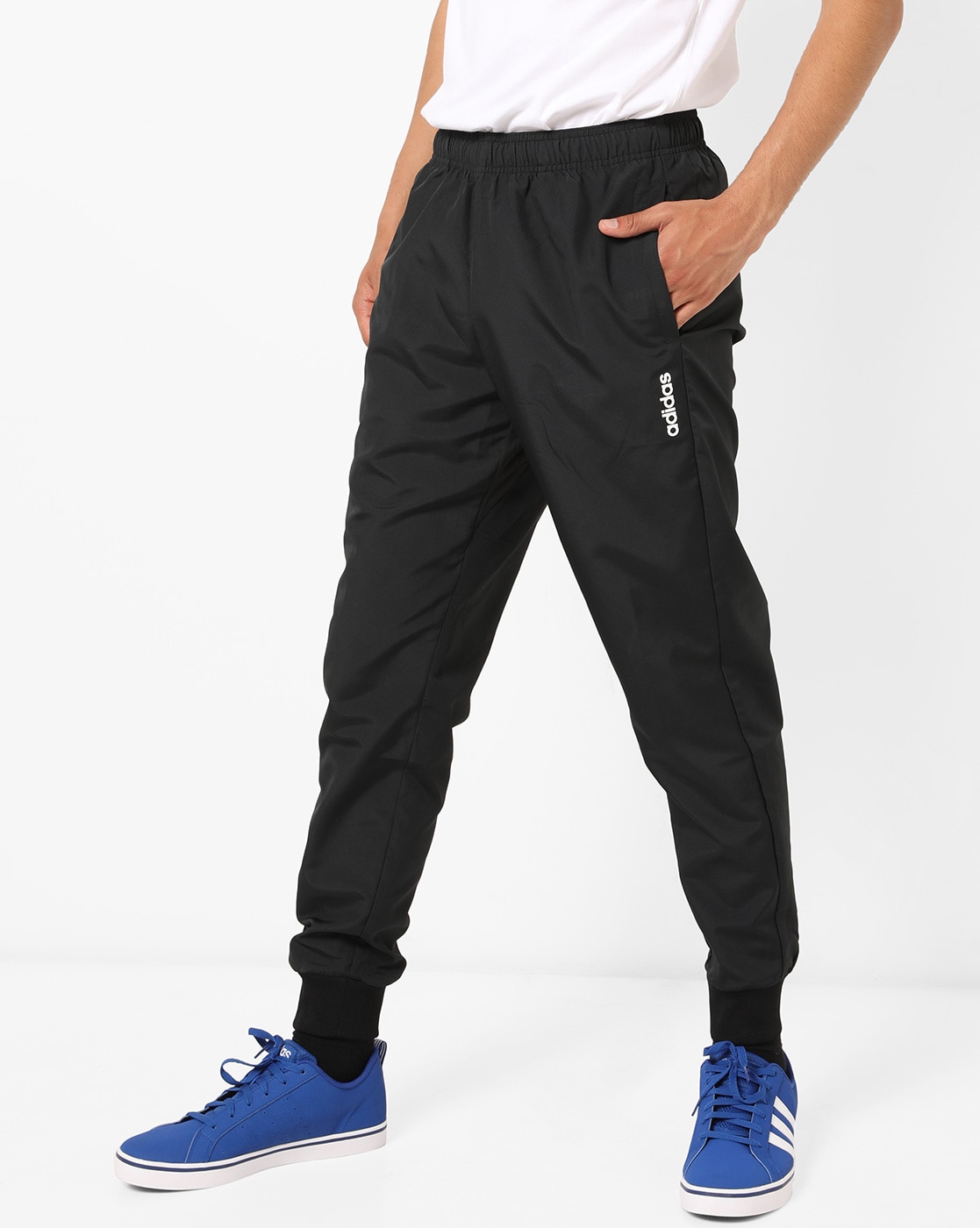 Buy Black Track Pants for Men by ADIDAS 