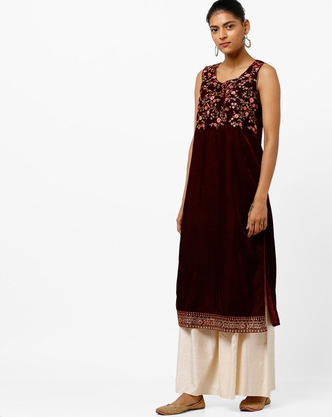 velvet kurtis online