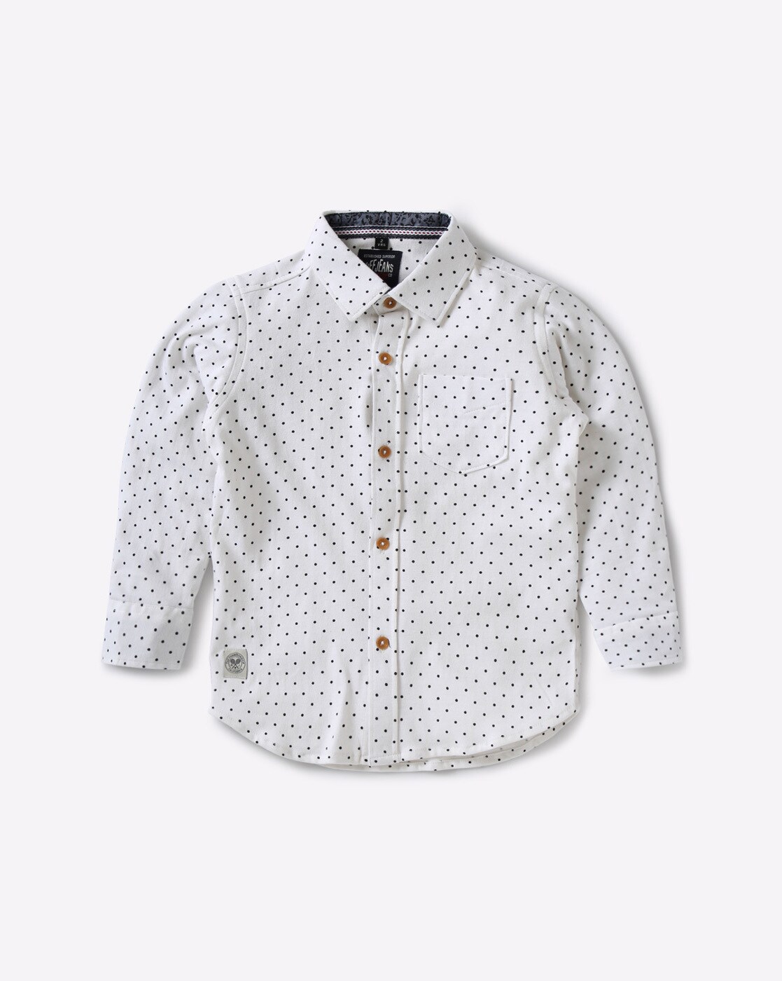 kids polka dot shirt