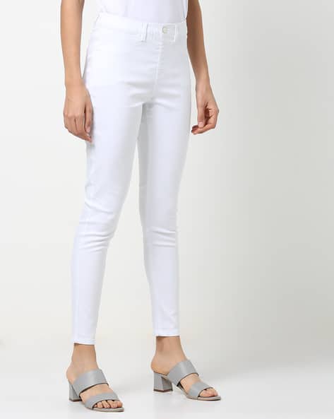 Slim Fit Ankle-Length Pants