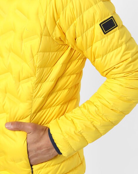 Down radar mix quilted on sale jacket