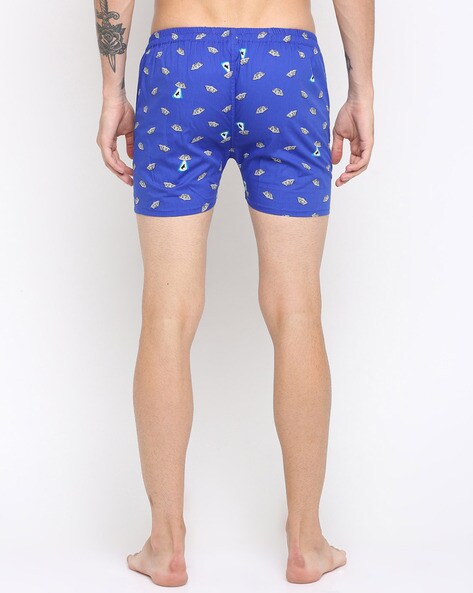 Novelty Print Boxer with Elasticated Waist