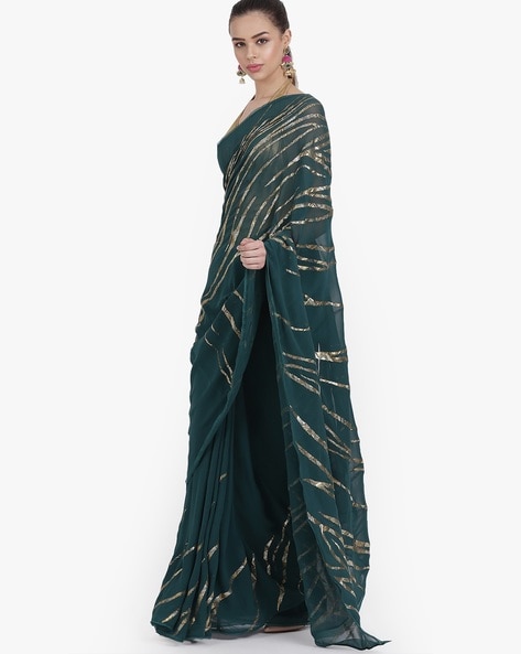 Buy Navy Blue Sarees for Women by Nyrika Online | Ajio.com