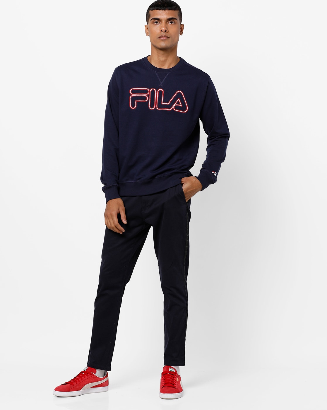 Fila basil best sale crew sweatshirt