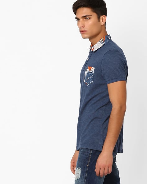 Buy Blue Tshirts for Men by DNMX Online 
