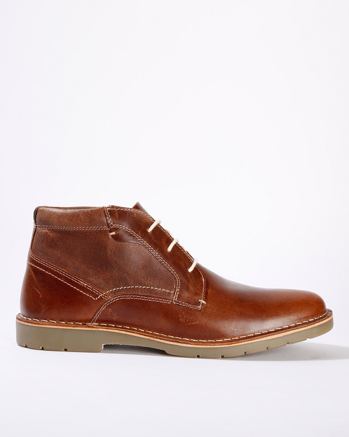 Buy Tan Boots for Men by RED TAPE 