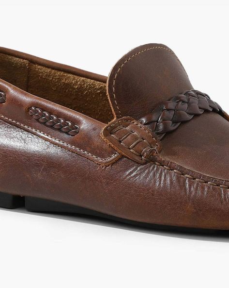 Brodie Loafers with Braided Accent