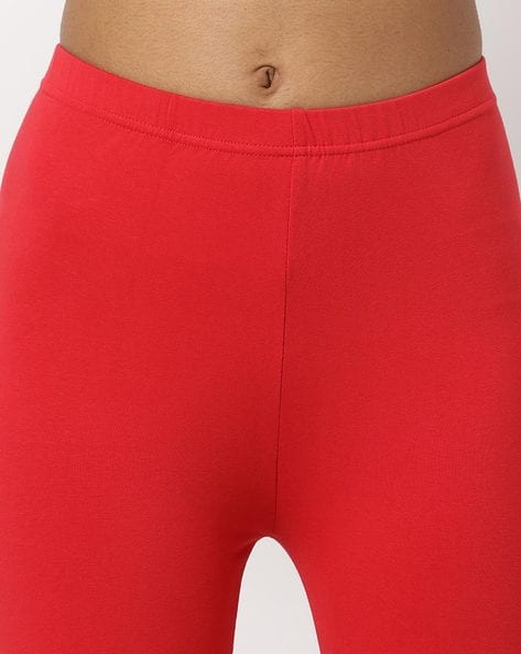 Buy Red Leggings for Women by DE MOZA Online