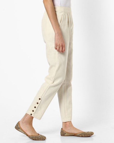 Buy Off White Pants for Women by Jaipur Kurti Online  Ajiocom
