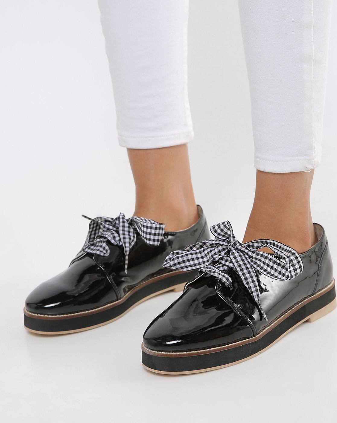 ajio black shoes