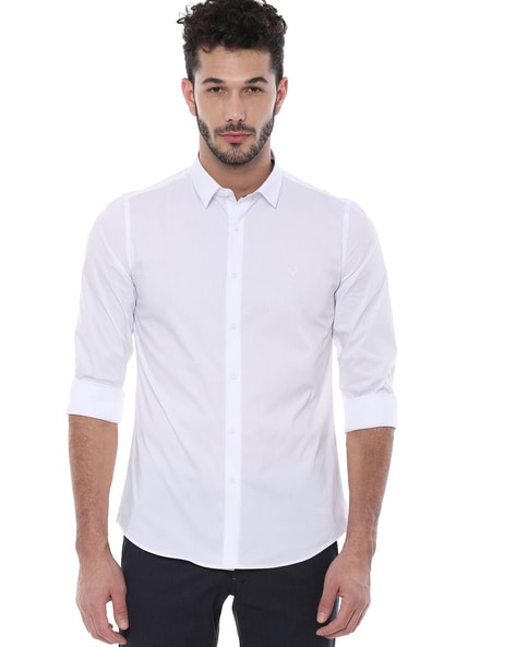 Allen Solly Solid Slim Fit Shirt