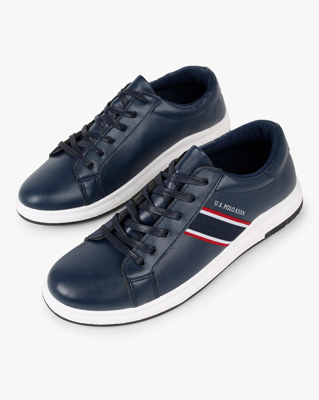 us polo navy blue sneakers