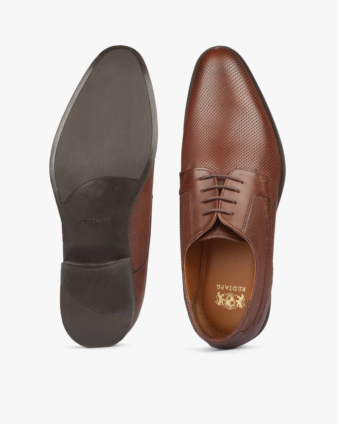 Brown Formal Shoes for Men by RED TAPE 