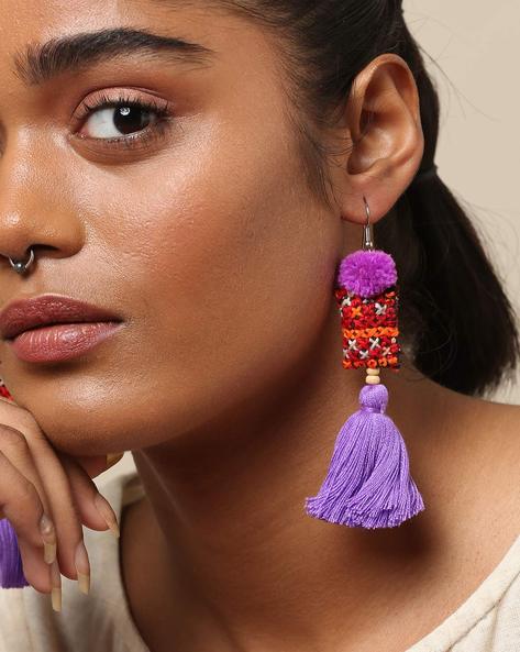 Pom Pom Earrings for Women | Vincraft