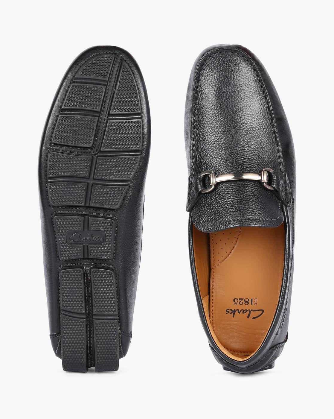Buy CLARKS Davont Ride Genuine Leather Loafers Online | Ajio.com display picture 2
