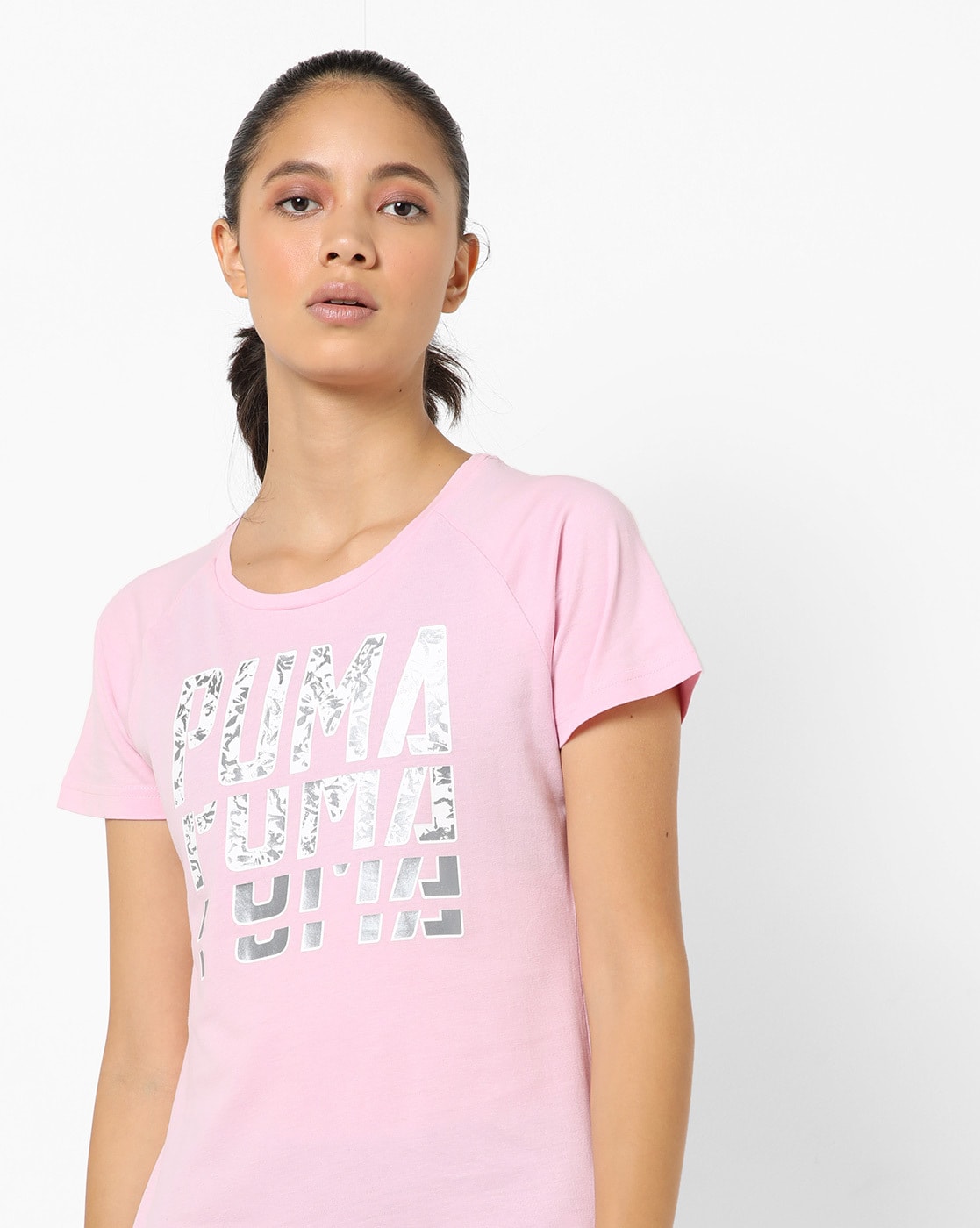 light pink puma shirt