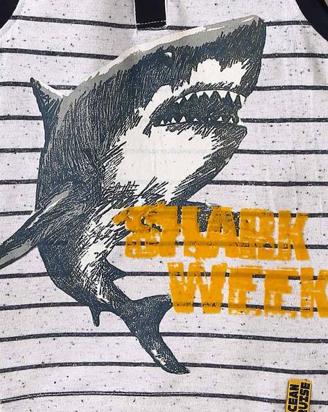 Off white clearance shark t shirt