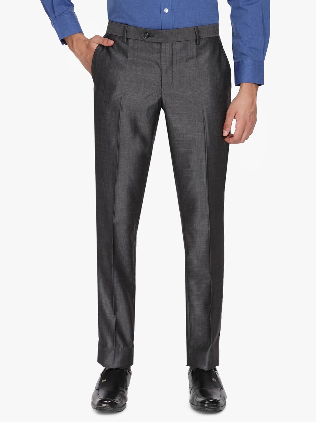 Buy Navy Trousers & Pants for Men by Suitltd Online | Ajio.com