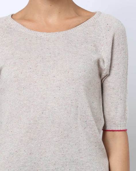 Knitted Round-Neck Top (Image - 2)