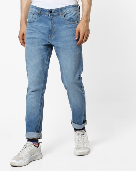 Peter England Men's Slim Jeans (PJDNPSTFR59014_Blue_28) : Amazon.in: Fashion