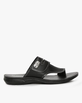 black slide ons