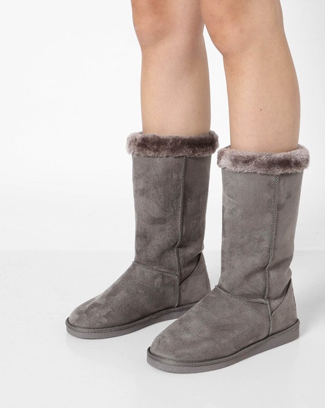 Grey Boots for Women by Carlton London 