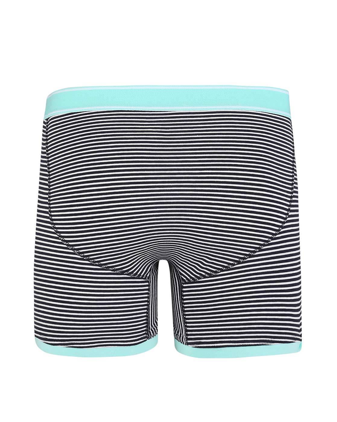 Striped Knit Boxer Briefs