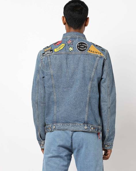 levis denim jacket ajio