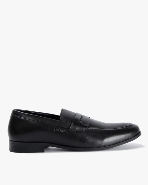 lee cooper loafers black