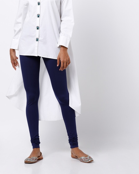 Buy Navy Blue Leggings for Women by De Moza Online