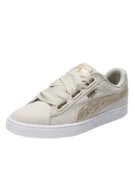 Puma basket outlet heart beige