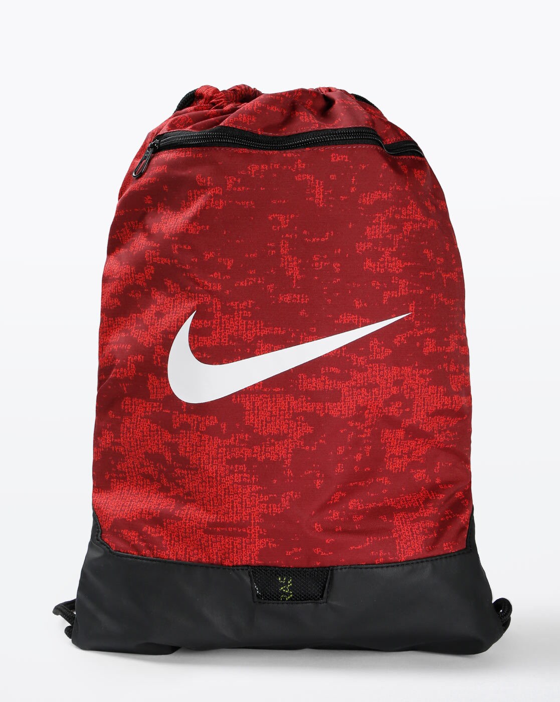 nike drawstring bag red