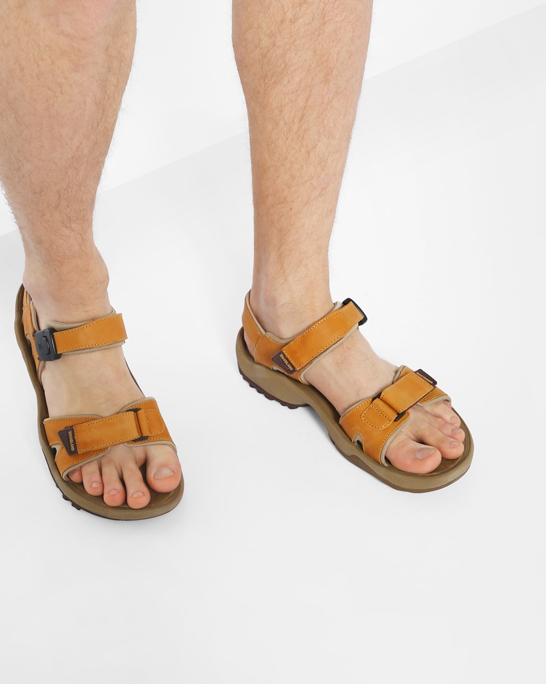 Buy Tan Brown Sandals for Men by 