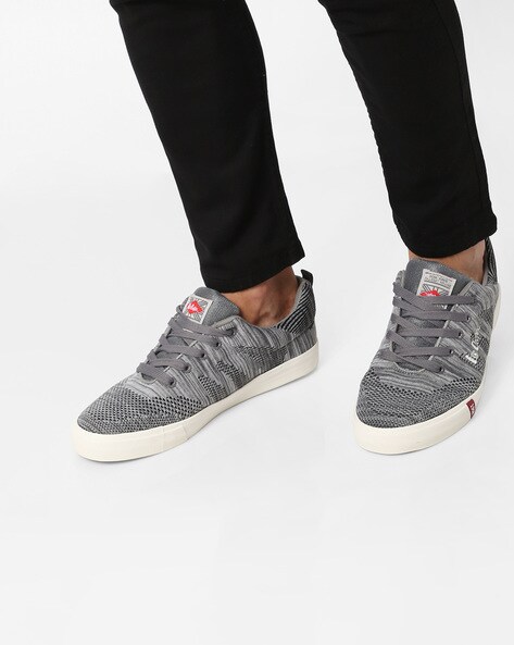 Lee Cooper Lace Up Sneakers In Army Green - Fancy Soles