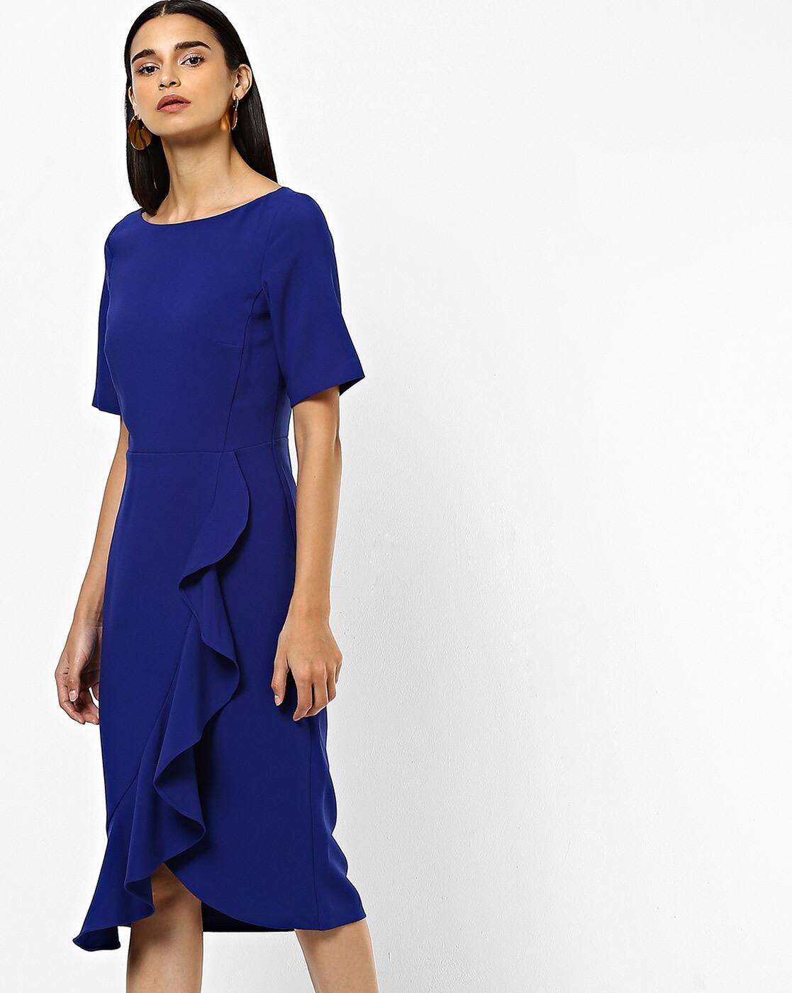 Buy Blue Dresses for Women by Marks 