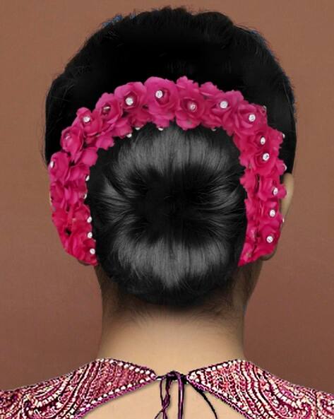Buy Pink Hair Accessories For Women By Jewelmaze Online Ajio Com