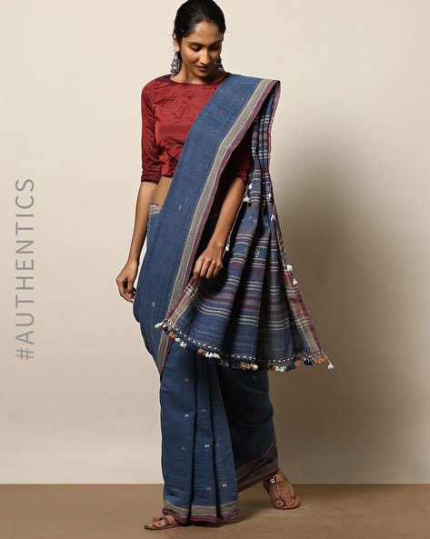 Kala cotton saree online store | Handloom bhujodi saree