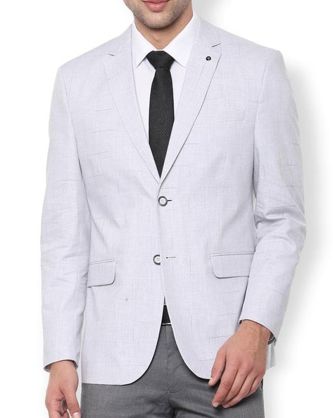 van heusen white blazer