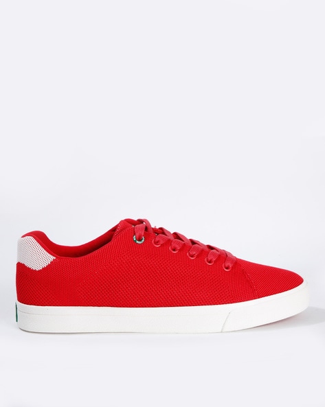 Benetton red shoes online