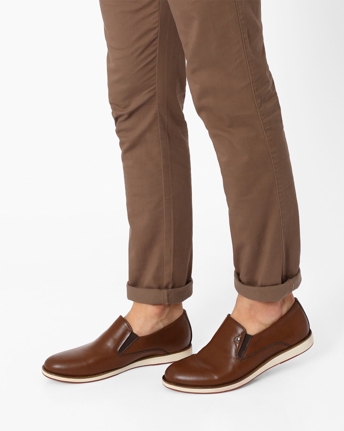 Buy Brown Casual Shoes for Men by Spunk 