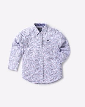 gini & jony Printed Shirt with Curved Hemline-picture-22