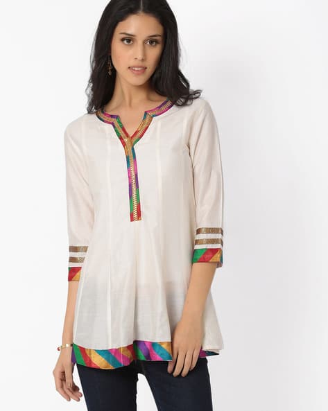flared hem kurta