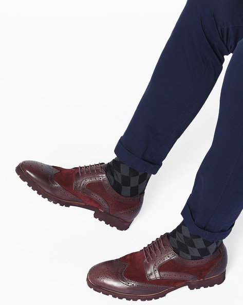 burgundy derby shoes mens