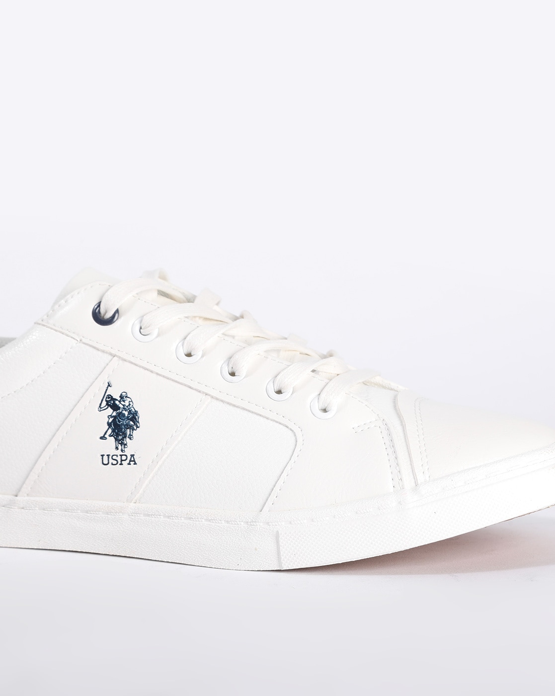 uspa white sneakers