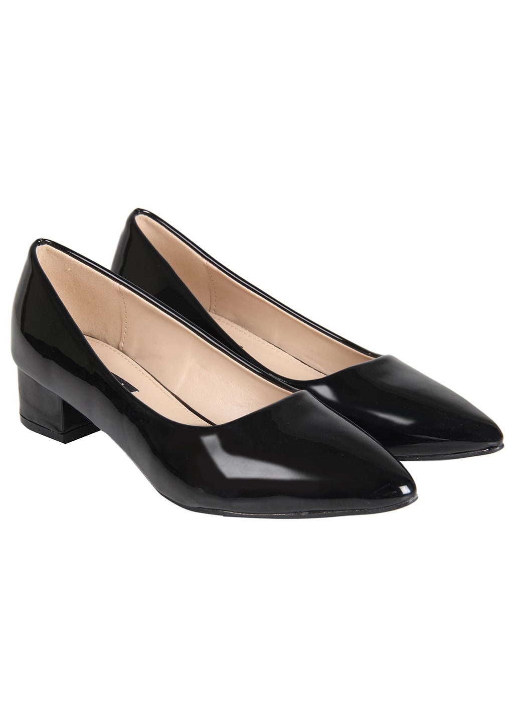 Black Heeled Shoes for Women by Flat 