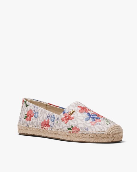 michael kors floral espadrilles