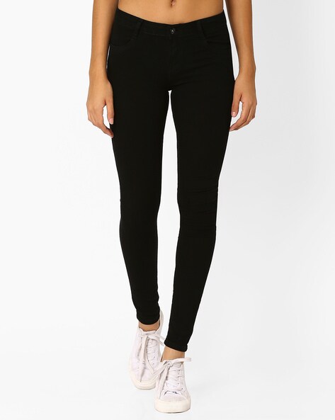 kraus high waist black jeans