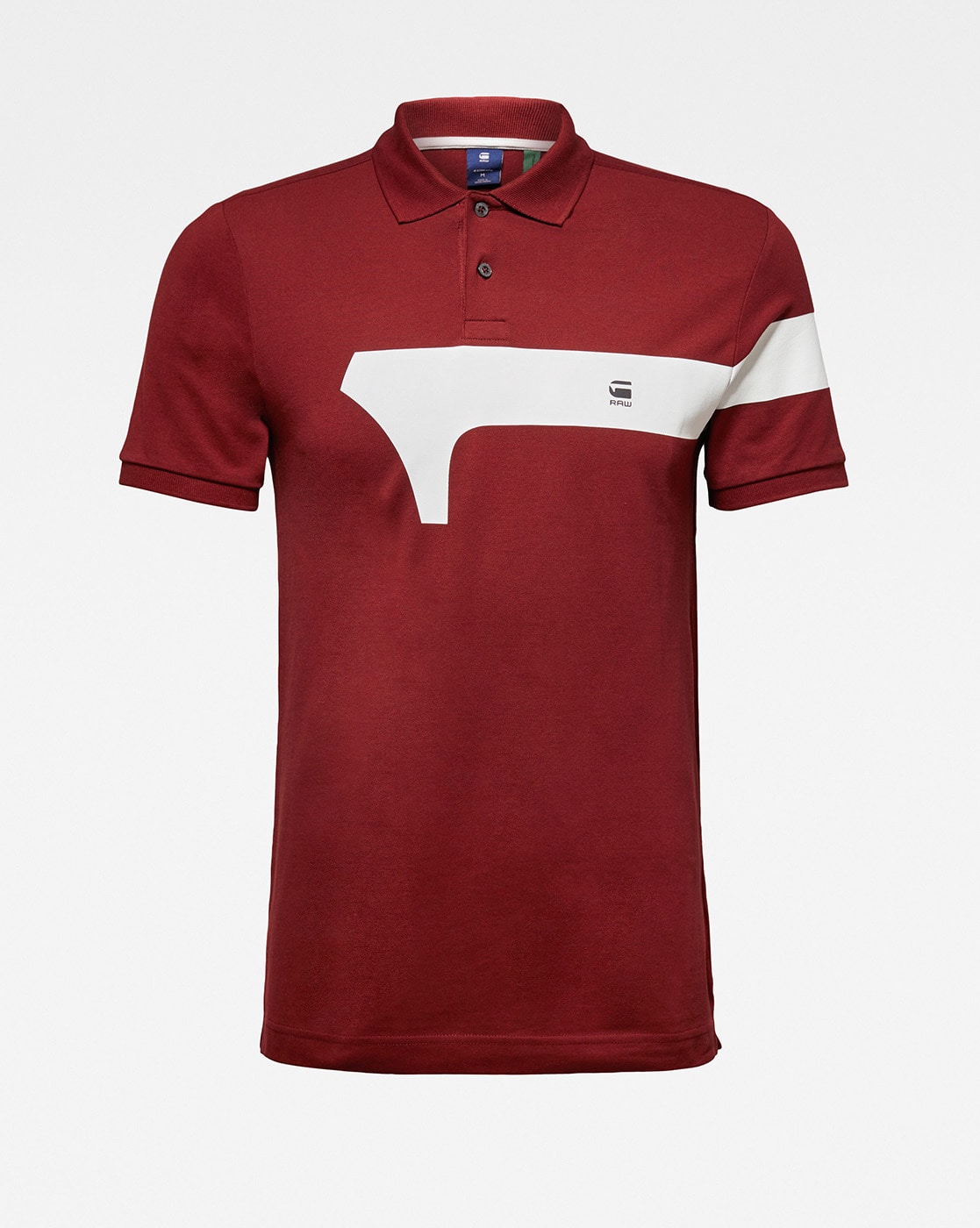 g star raw golf t shirt red