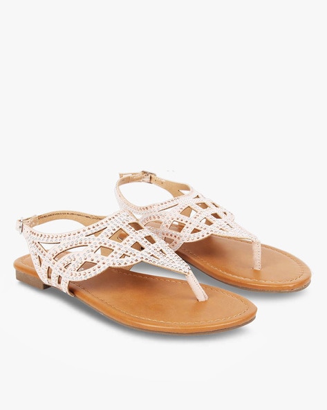 Buy White Flat Sandals for Women by MADDEN GIRL Online | Ajio.com